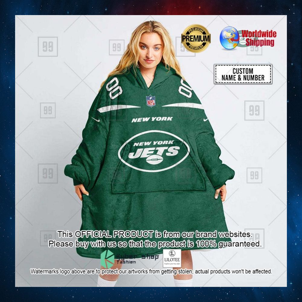 personalized nfl new york jets team hoodie blanket 1 598