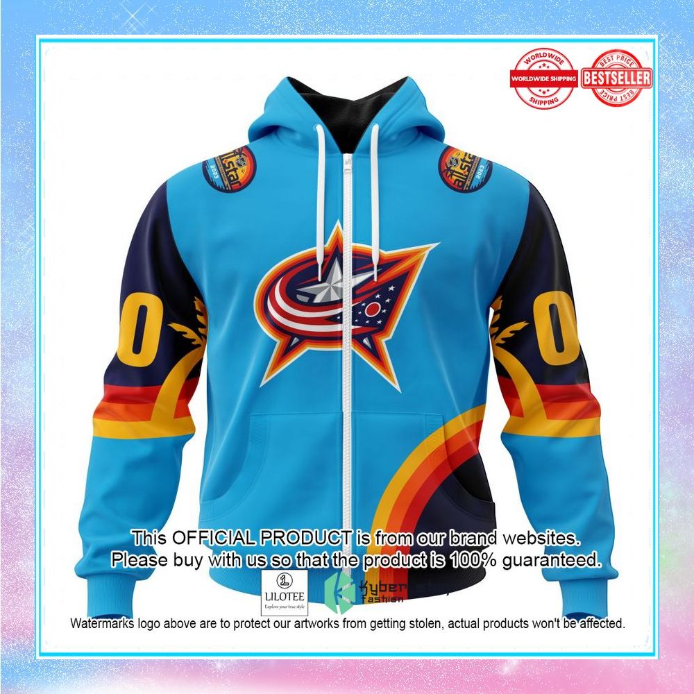 personalized nhl columbus blue jackets special all star game design with atlantic ocean shirt hoodie 2 213