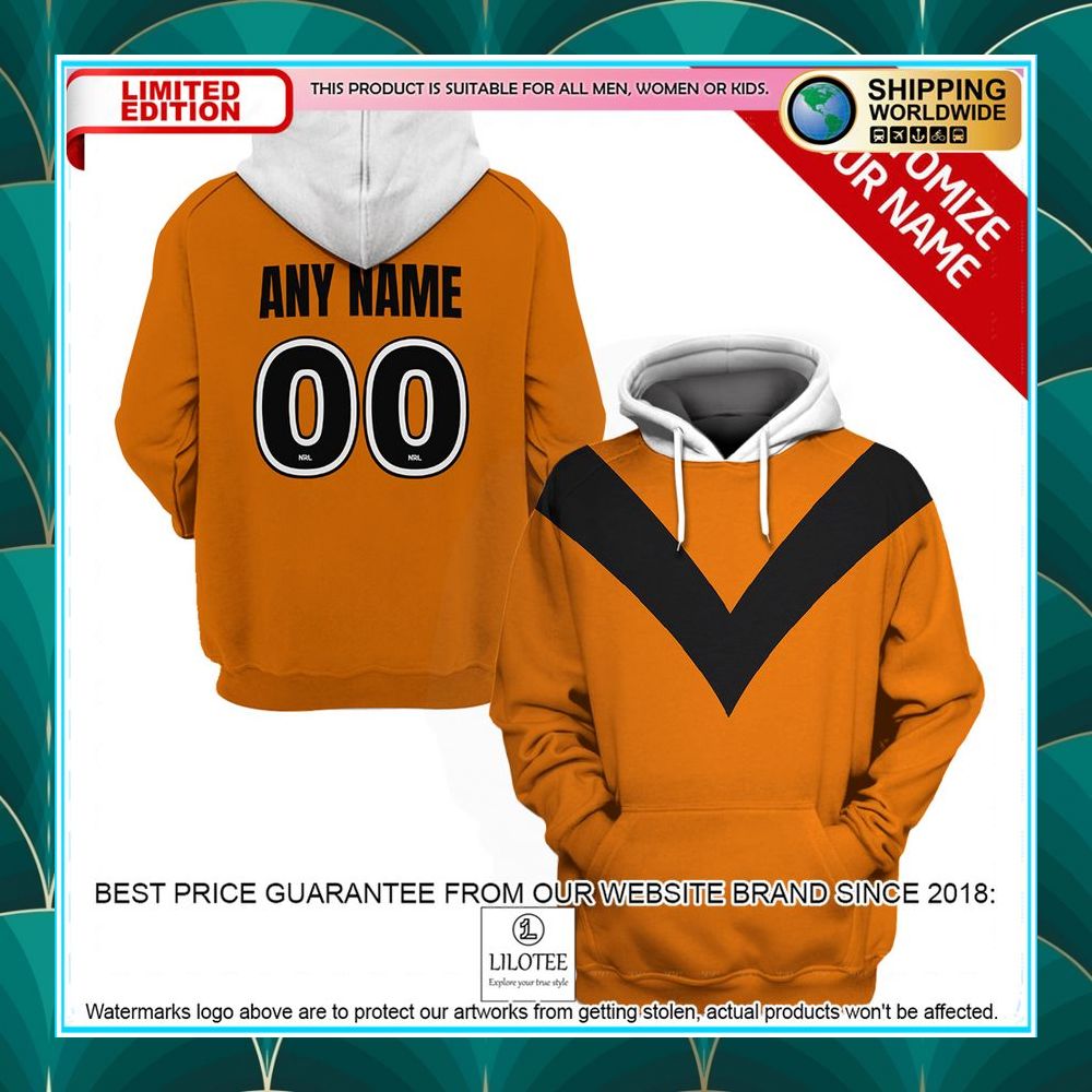 personalized nrl wests tigers orange shirt hoodie 1 390