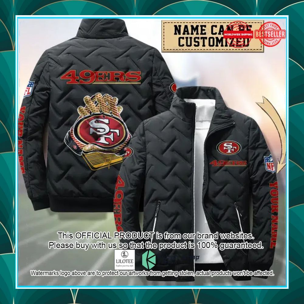 personalized san francisco 49ers nfl puffer jacket 1 26