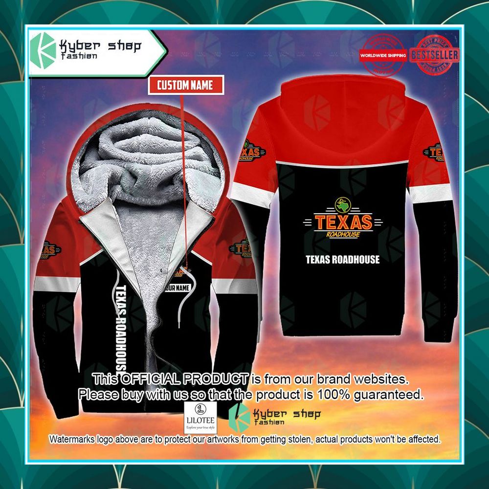 personalized texas roadhouse fleece hoodie 1 929