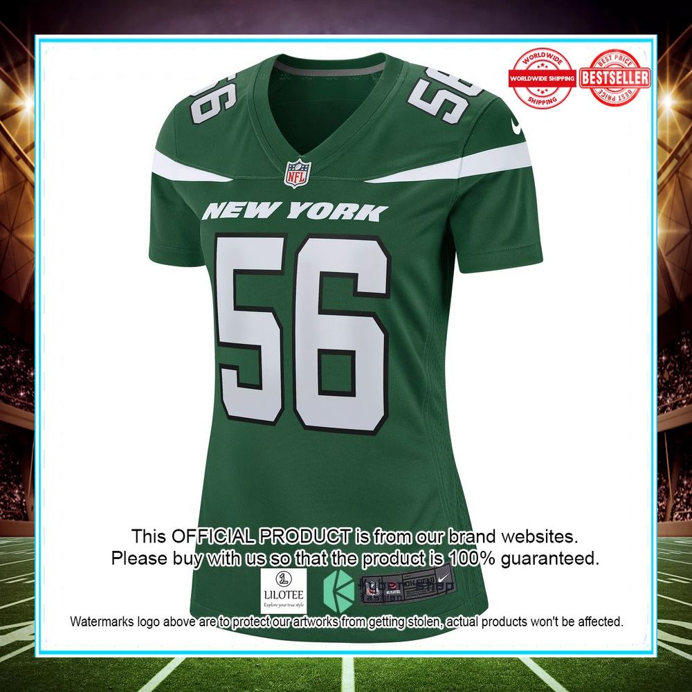 quincy williams new york jets nike womens game gotham green football jersey 2 296