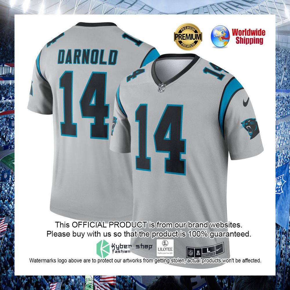 sam darnold carolina panthers nike inverted legend silver football jersey 1 955