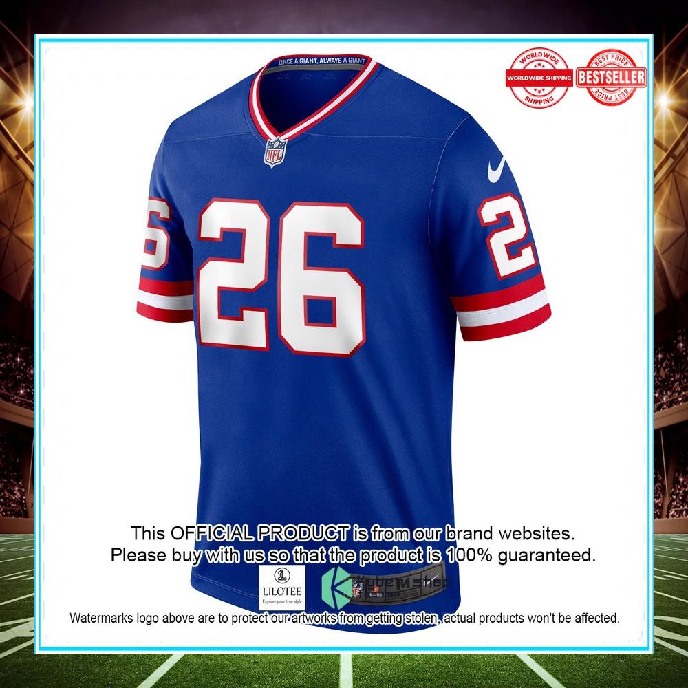 saquon barkley new york giants nike classic player legend royal football jersey 2 914