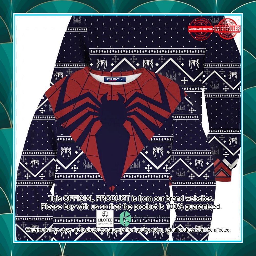 spider sense christmas sweater 1 134