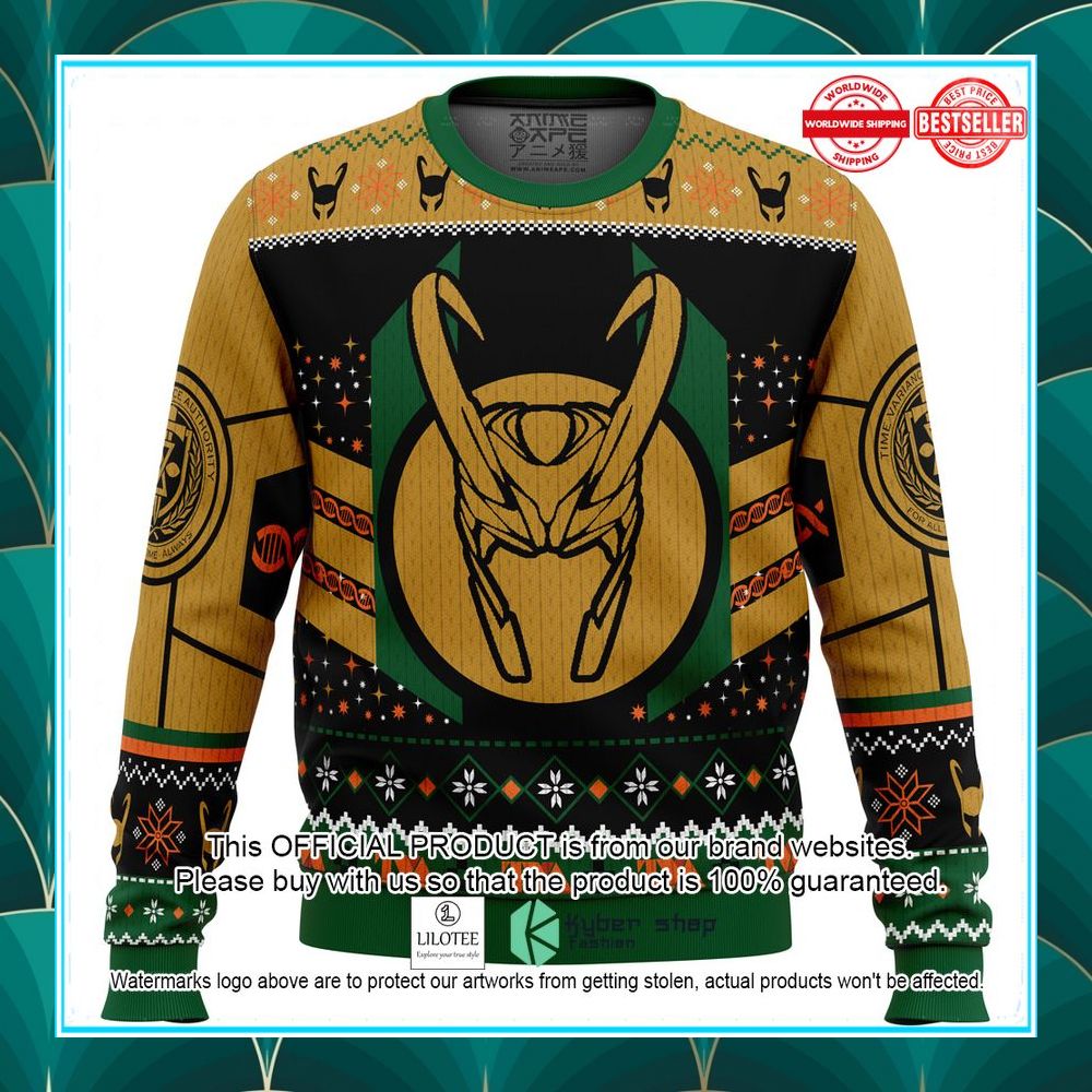 the christmas variant loki ugly christmas sweater 1 251