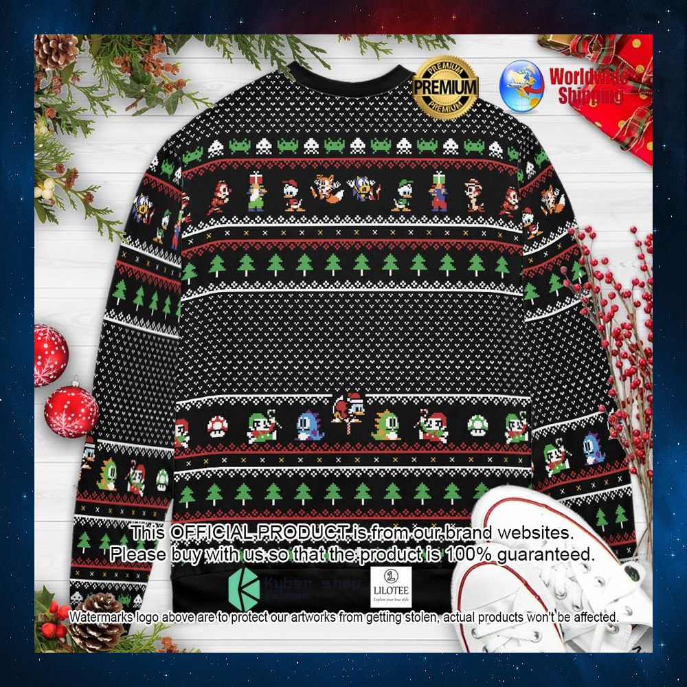 twelve games of christmas nintendo christmas sweater 2 335