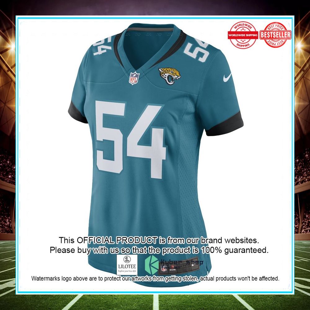 ty summers jacksonville jaguars nike womens game player teal football jersey 2 546