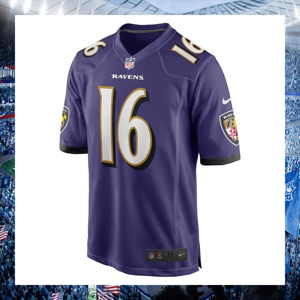 tylan wallace baltimore ravens nike purple football jersey 2 709