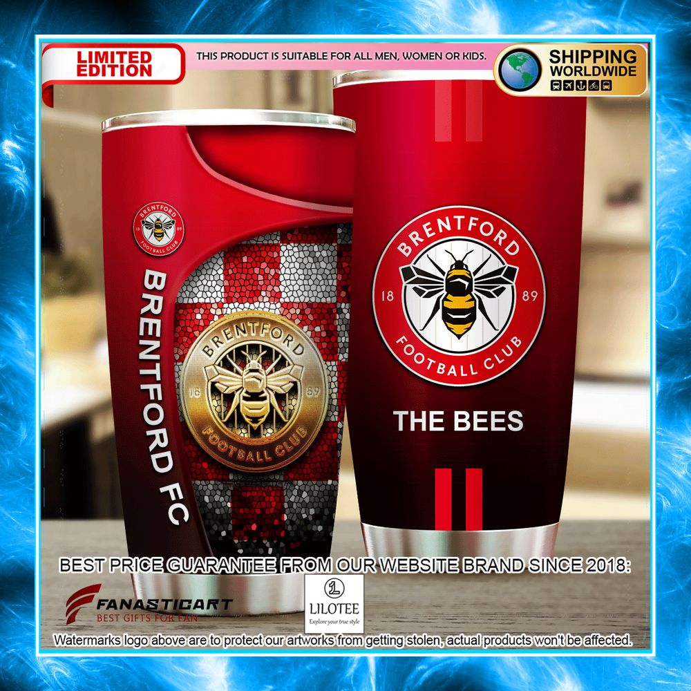 brentford fc the bees tumbler 1 409