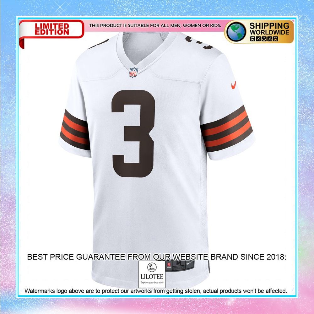 cade york cleveland browns white football jersey 2 688
