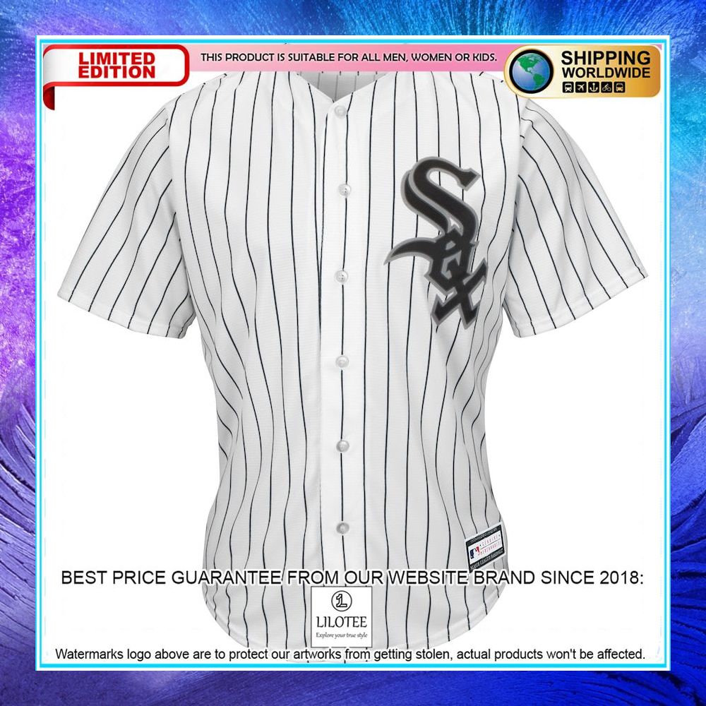 chicago white sox big and tall team white baseball jersey 2 225