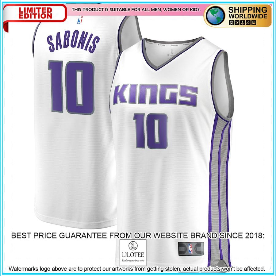domantas sabonis sacramento kings 2022 23 white basketball jersey 1 332