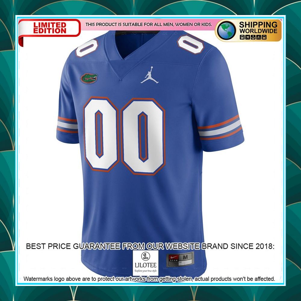 florida gators jordan brand custom nil royal football jersey 2 621