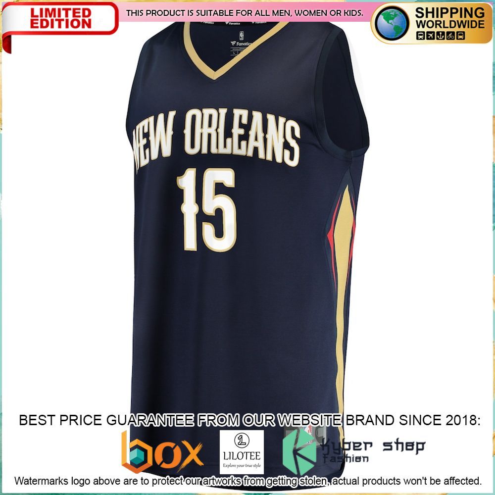 jose alvarado new orleans pelicans 2021 22 navy basketball jersey 2 671