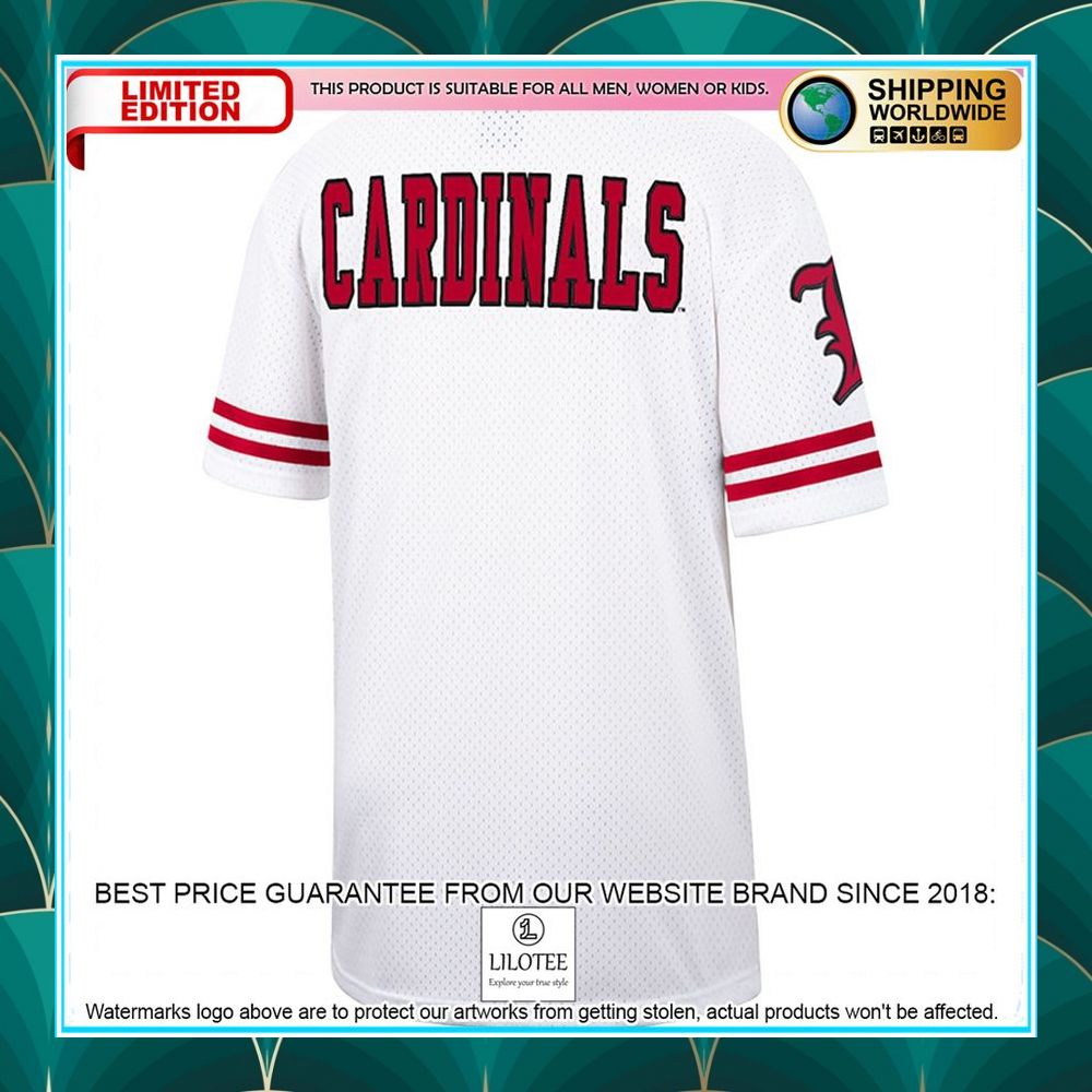 louisville cardinals white red baseball jersey 3 153