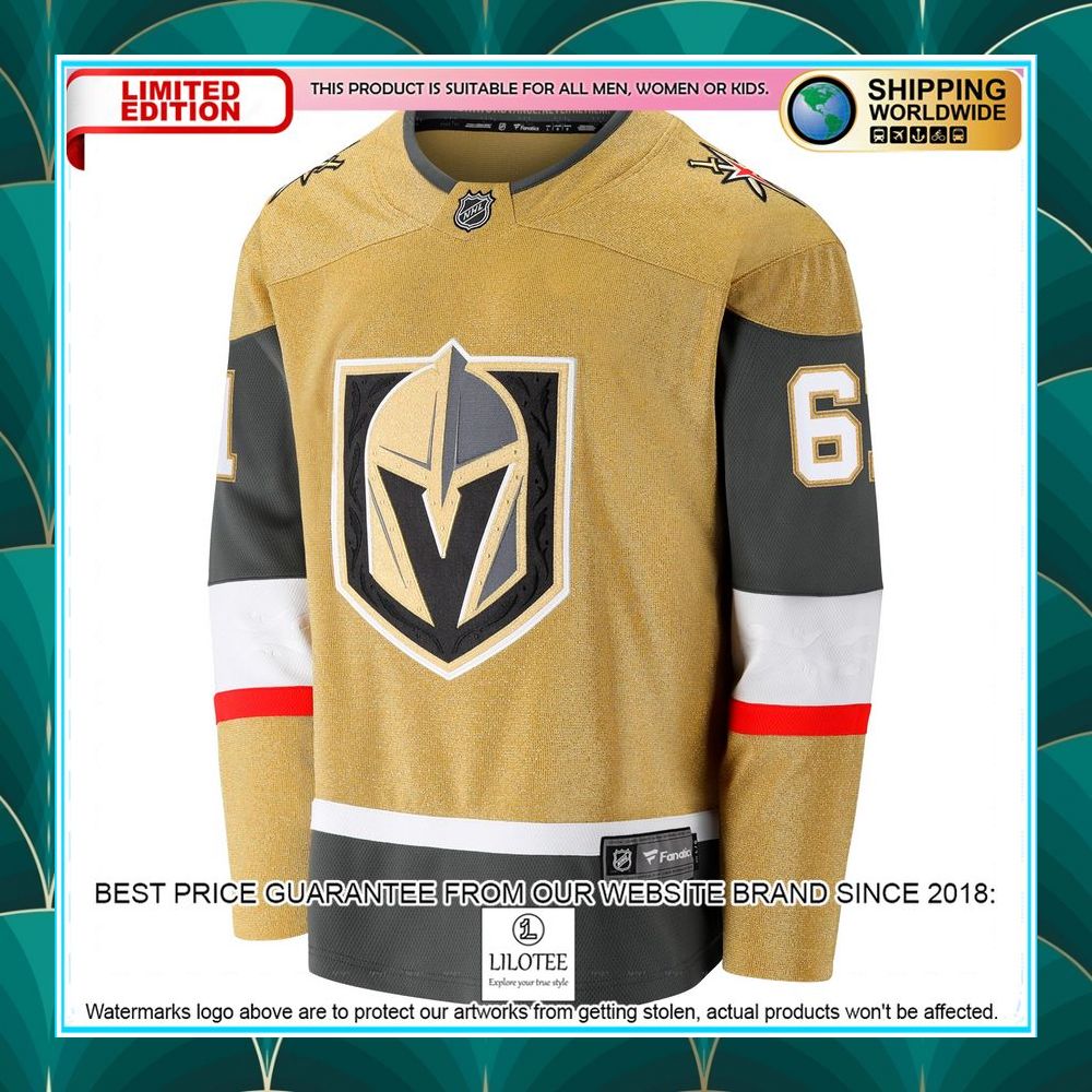 mark stone vegas golden knights 2020 21 alternate premier gold hockey jersey 2 52