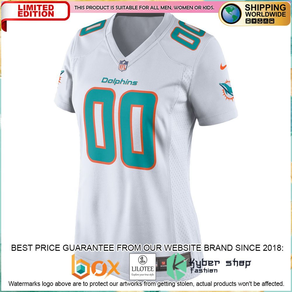 miami dolphins team nike womens custom white football jersey 2 590