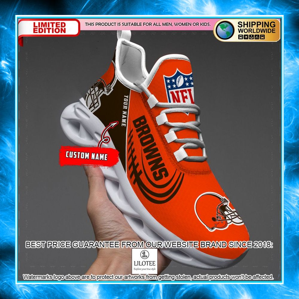 personalized cleveland browns max soul shoes 1 54