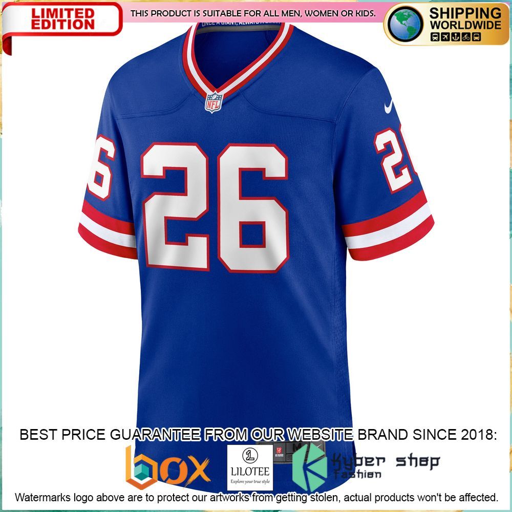 saquon barkley new york giants nike royal football jersey 2 146