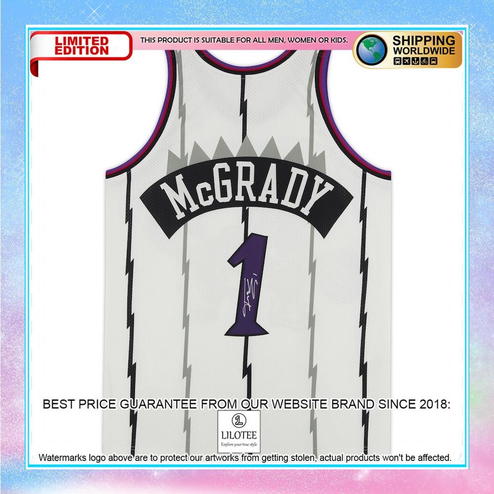 tracy mcgrady toronto raptors mitchell ness 1998 white basketball jersey 2 633