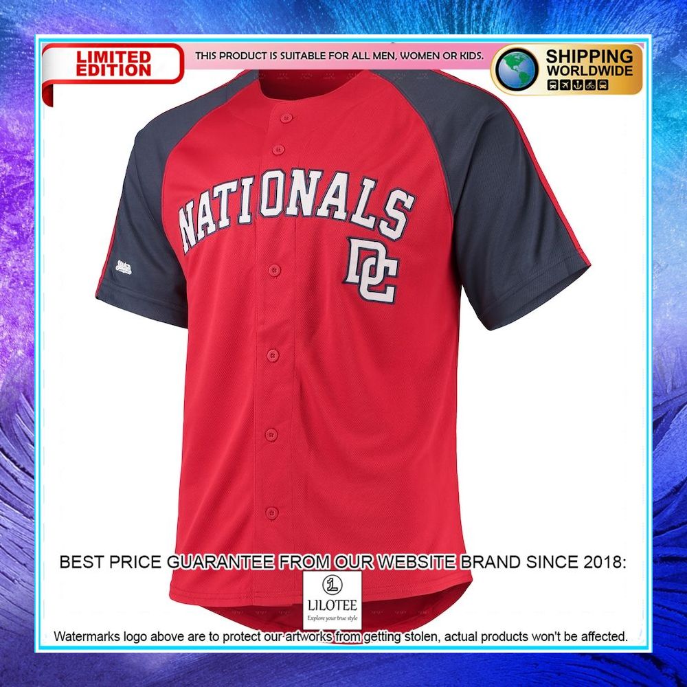 washington nationals stitches red baseball jersey 2 484