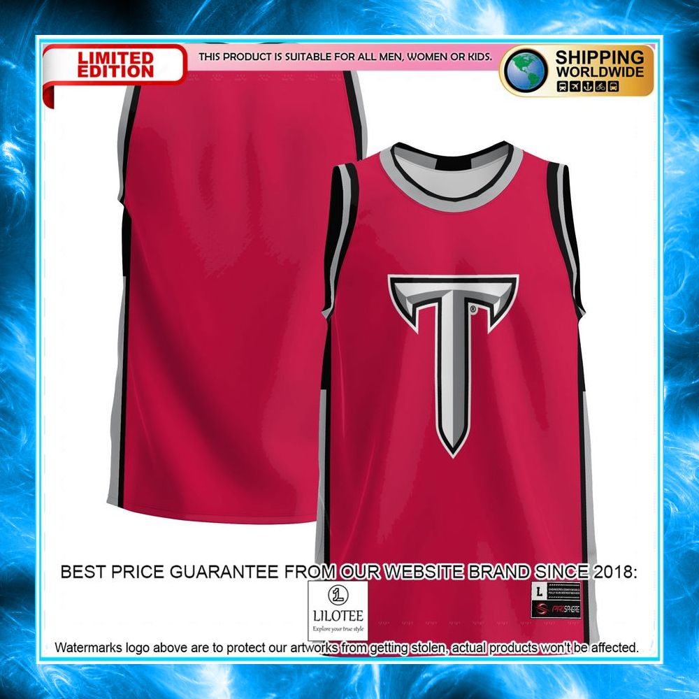 troy university trojans cardinal basketball jersey 1 551