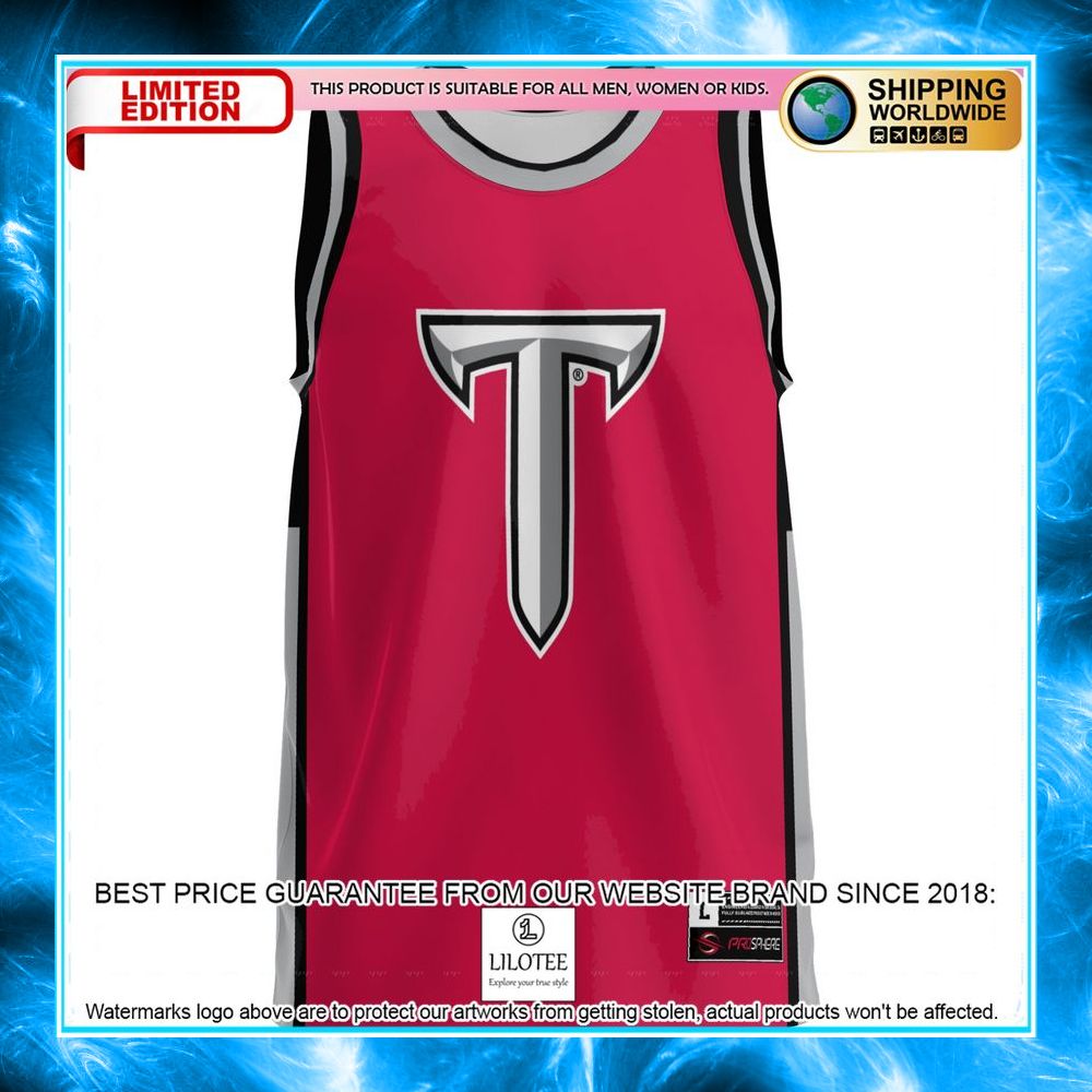 troy university trojans cardinal basketball jersey 2 151