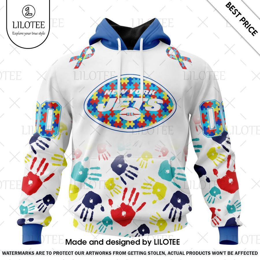 new york jets special autism awareness design custom shirt 1 647
