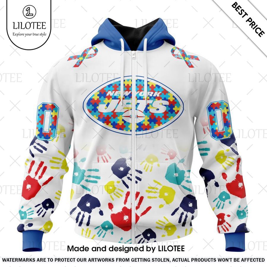 new york jets special autism awareness design custom shirt 2 544